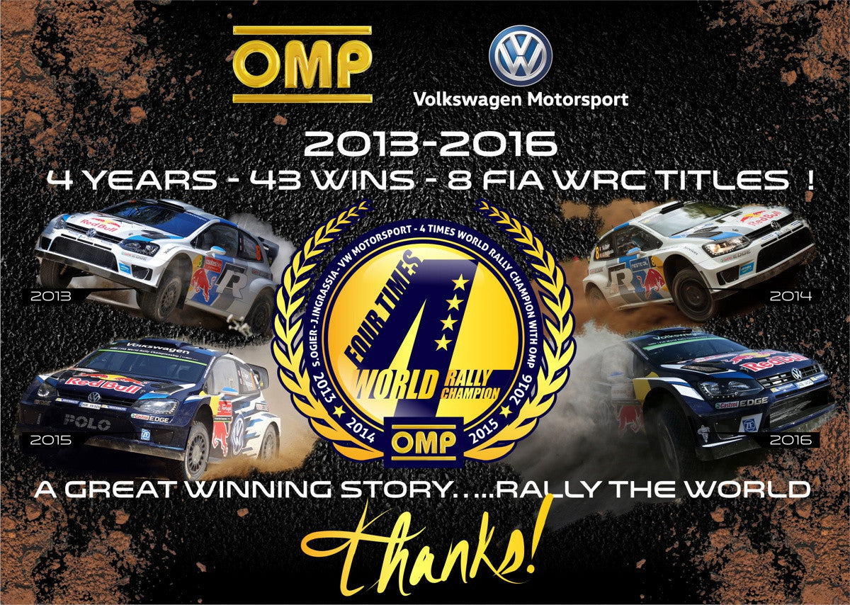OMP 2013-2016 WRC 43 WINS