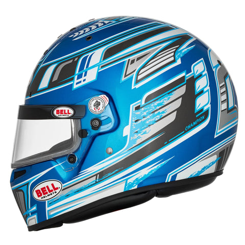 2026 BELL KC7 CMR CHAMPION BLUE KARTING HELMETS