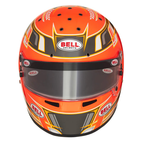 2026 BELL KC7 CMR CHAMPION ORANGE KARTING HELMETS