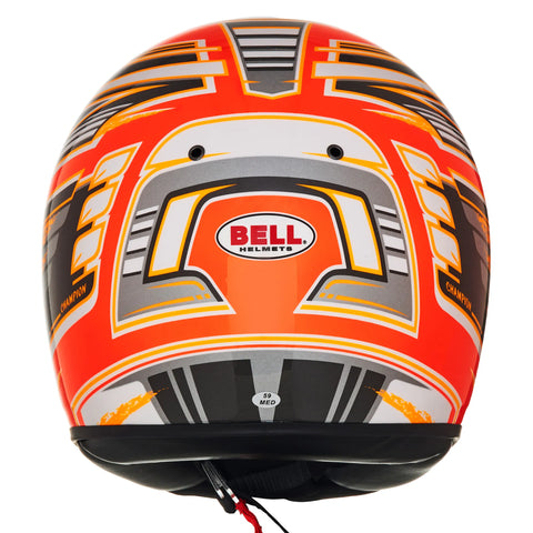 2026 BELL KC7 CMR CHAMPION ORANGE KARTING HELMETS