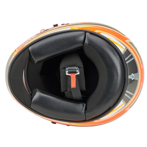 2026 BELL KC7 CMR CHAMPION ORANGE KARTING HELMETS