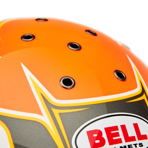 2026 BELL KC7 CMR CHAMPION ORANGE KARTING HELMETS