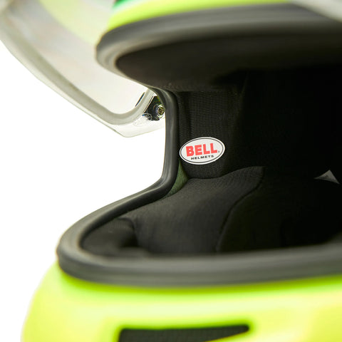 2026 BELL KC7 CMR CHAMPION YELLOW KARTING HELMETS