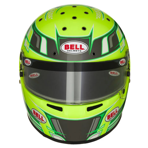2026 BELL KC7 CMR CHAMPION YELLOW KARTING HELMETS