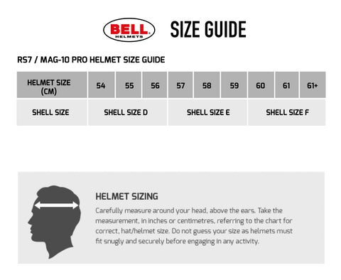 2025 BELL RS7 PRO RACING HELMETS