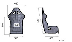 2024 OMP FIRST-R RACING SEATS