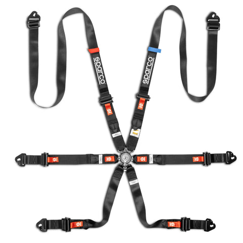 2026 SPARCO PRO H-9 ENDURANCE 6PTS RACING HARNESS