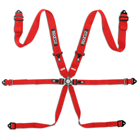 2026 SPARCO COMPETITION H-3 STEEL 6 POINTS HARNESS