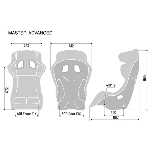 2026 SPARCO MASTER ADVANCED CARBON RACING SEATS