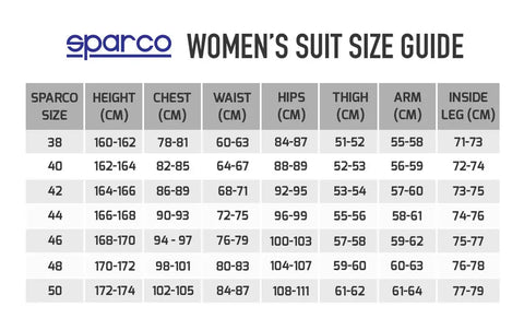 SPARCO K48 KERB LADY KARTING SUITS