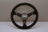 NARDI DEEP CORN 330MM BLACK SUEDE / BLACK SPOKES