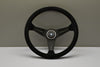 NARDI DEEP CORN 350MM BLACK SUEDE / BLACK SPOKES