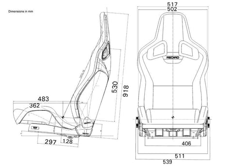 RECARO SPORTSTER CS SPORT SEATS