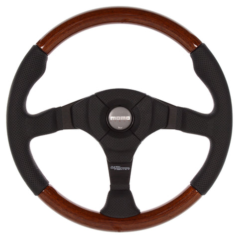 MOMO DARK FIGHTER WOOD 350MM STEERING WHEELS