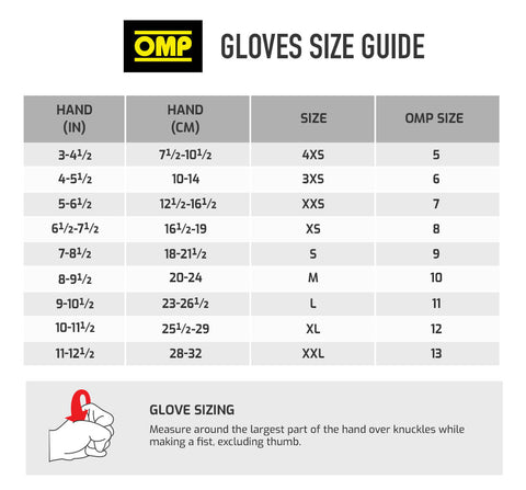 2024 OMP KS-1R KARTING GLOVES