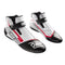 velcro strap  vehicle controls  trackday shoe storage bag  rear insert  racing events  premium karting shoes  outsole  microfiber  mesh inserts  lace-free fitting  KS-2F Karting Boots  karting shoes  flame-retardant lining  exceptional grip  elastic padded material  CIK-FIA approved  bold styling