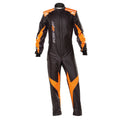 top level suit  stretch panel on the lower back  Size EU Size  OMP Racing Equipment  MANUFACTURED ENTIRELY IN ITALY  KS ART SUIT  karting suit  KA0-1726-B01  Height A - Chest  floating arms with bellows  F - Inside Leg  D - Thigh E - Arm  comfortable padding on knees  Color Size  CIK-FIA level 2