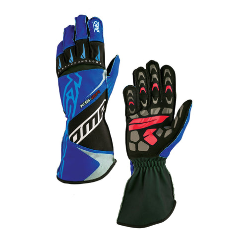 Slash Cut Gauntlet  maximum grip  KS-2R Pro Kart Racing Gloves  karting gloves  freedom of movement  Flex Technology  flame-retardant lining  Flagship Kart Racing Glove  External seams  Elastic wrist stop 1.  Elastic wrist stop  CIK-FIA approved  Child to Adult  Breathable Stretch Fabric  breathable inserts in mesh fabric