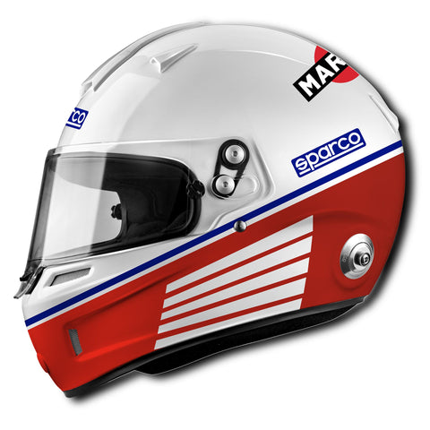 racing helmets  professional  Air Pro RF-5W  Sparco Air Pro RF-5w  Martini racing  Sparco Air Pro RF-5W Martini Helmet  OMP Racing Equipment  2023 SPARCO NEW AIR PRO RF-5W MARTINI RACING STRIPE HELMETS