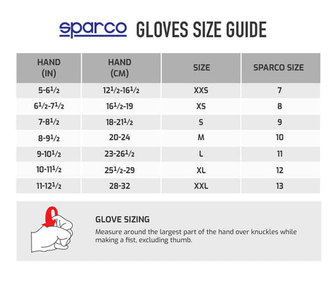 2025 SPARCO LAP RACING GLOVES