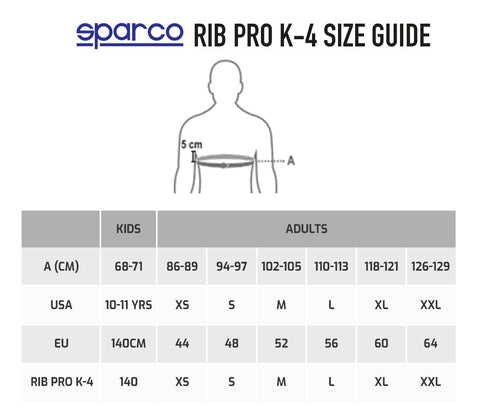 2024 SPARCO K-4 BODY PROTECTION KITS